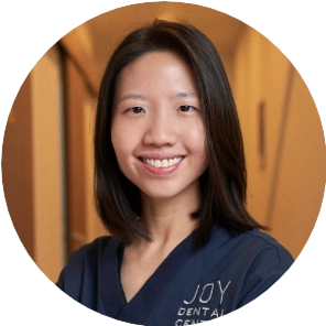 Portrait: Dr. Rachel Tan at Joy Dental.