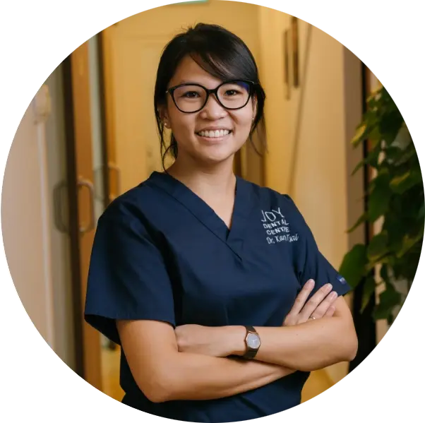 Dr Karen Tsai Xu Hui at Joy Dental.